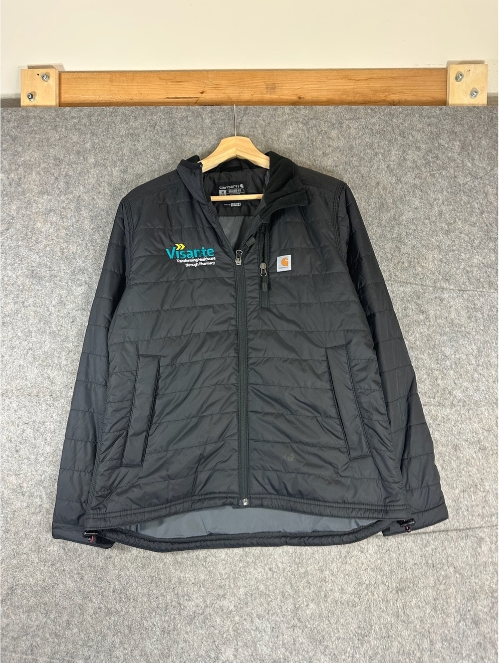 Carhartt Womens black quilted jacket Size Medium